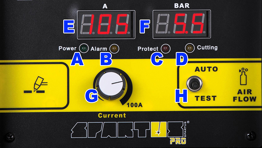 Przecinarka Spastus 105 CNC plazma do cięcia panel